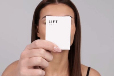Aplikacja modelu Krok 1 - Lifting rzęs